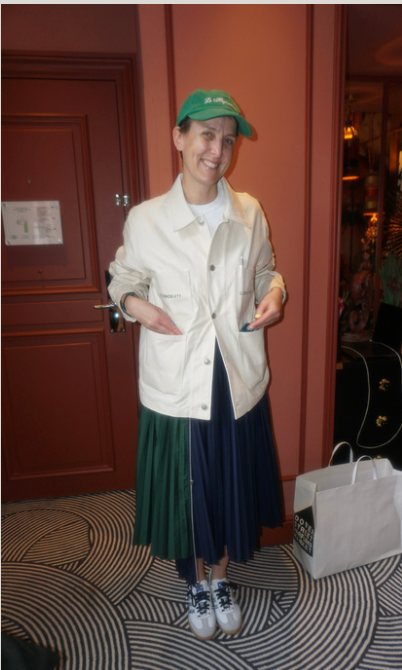 Sarah Andelman wearing Weird Bits